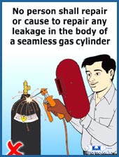 industrial gas cylinders